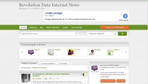 Revolution Data Internet News: site de communiqués en ligne!