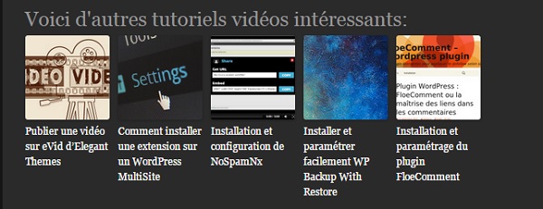 Plugin WordPress Related Posts Le plugin WordPress related Posts affiche les articles similaires que vous souhaitez.