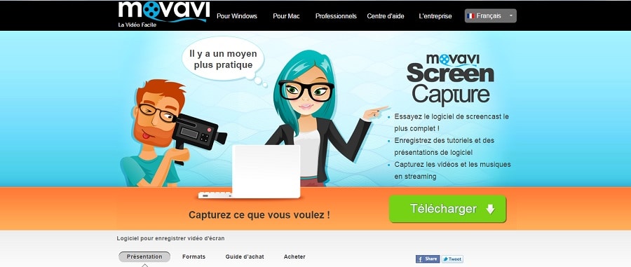 Movavi Screen Capture, logiciel pour enregistrer son écran d'ordinateur